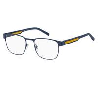 Tommy Hilfiger Hombre TH 2090 FLL Monturas ópticas Acero Azul opaco Cuadrada