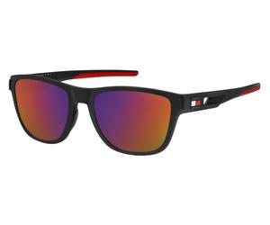 Tommy Hilfiger Hombre Tommy Hilfiger TH 1951/S BLX/MI Gafas de sol Plástico Negro-opaco Rojo Cuadrada Infrarrojo