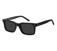 Tommy Hilfiger Hombre Tommy Hilfiger TH 85/S 807/IR Gafas de sol Acetato Negro Gris Cuadrada Normal