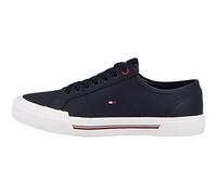 Tommy Hilfiger Hombre Vulcanized Sneaker Zapatillas, Azul (Desert Sky), 40 EU