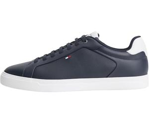 Tommy Hilfiger Hombres Icon Court Light Leather FM0FM05946 Low Top, Azul, 11