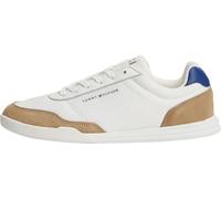 Tommy Hilfiger Hombres Lo Pro Cupsole Nylon Suede Mix FM0FM05943 Low Top, Blanco, 10