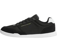 Tommy Hilfiger Hombres Lo Pro Cupsole Nylon Suede Mix FM0FM05943 Low Top, Negro, 9