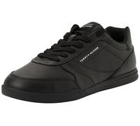 Tommy Hilfiger Hombres LoPro Cup Leather FM0FM05677 Low Top, Negro (Negro), 40, Black, 40 EU