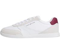 Tommy Hilfiger Hombres LoPro Cup Mix FM0FM05683 Low Top, Blanco (Blanco), 43, White, 43 EU
