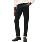 Tommy Hilfiger Hombres Straight Denton STR Brent Black MW0MW41900 Straight Denim, 31W/34L, Mezclilla (Negro Brent), 31W / 34L