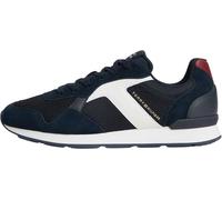 Tommy Hilfiger Hombres T Hilfiger Core Mix Runner FM0FM06001 Low Top, Azul (RWB), 6.5