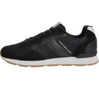 Tommy Hilfiger Hombres T Hilfiger Core Mix Runner FM0FM06001 Low Top, Gris (Hydrogen Grey), 12
