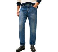 Tommy Hilfiger Hombres Tapered Harlem RGD Benny Blue MW0MW41890 Tapered Denim, 34W/36L, Mezclilla (Benny Blue), 34W / 36L