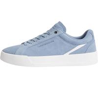 Tommy Hilfiger Hombres TH Court Premium Suede FM0FM05880 Low Top, Azul, 7