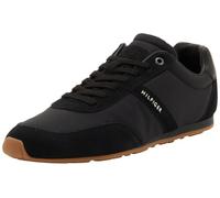 Tommy Hilfiger Hombres TH Lo Run Icon Summer Mix FM0FM05905 Low Top, Negro, 10.5