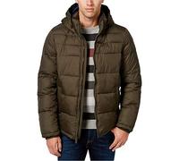 Tommy Hilfiger Hooded Puffer Jacket (Standard and Big & Tall) Abrigo Alternativo Largo, Camuflaje, XXL para Hombre