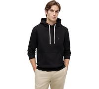 Tommy Hilfiger Hoodie Hombre Essential Fleece Regular Fit, Negro (Black), XS