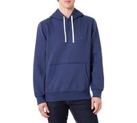 Tommy Hilfiger Hoodie Hombre Seasonal Fleece con Bolsillo Canguro, Azul (Heathered Blue), S
