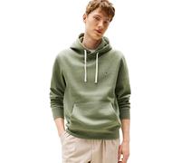 Tommy Hilfiger Hoodie Hombre Seasonal Fleece con Bolsillo Canguro, Verde (Battle Green Heather), XL