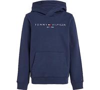 Tommy Hilfiger Hoodie Infantil Unisex Essential Hoodie con Capucha, Azul (Twilight Navy), 4 Años