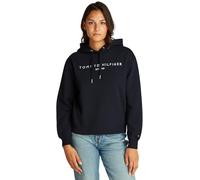 Tommy Hilfiger Hoodie Mujer con Logotipo, Azul (Desert Sky), XL