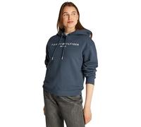 Tommy Hilfiger Hoodie Mujer con Logotipo, Azul (Military Denim), XS