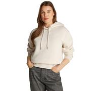 Tommy Hilfiger Mdrn Reg Corp Logo Hoodie, Sudadera con Capucha Mujer, Marrón (Oatmilk Heather), XL