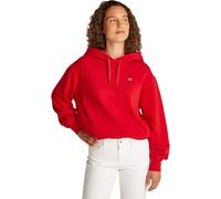 Tommy Hilfiger Hoodie Mujer Contrast Flag Regular Fit, Rojo (Primary Red), L