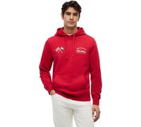 Tommy Hilfiger Hoodie Unisex TH X Cadillac F1 Varsity Graphic de algodón, Rojo (Red), L