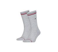 Tommy Hilfiger Iconic Men's Socks (2 Pack) calcetines, Gris (tommy original), 47/49 (Pack de 2) Homme
