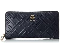 Tommy Hilfiger Iconic Tommy LRG ZA Mono AW0AW14343, Billeteras Mujer, Azul (Space Blue), OS