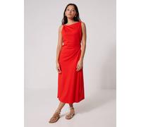 Tommy Hilfiger Interlock Knot Detail Dress S Rojo