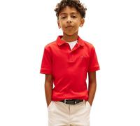 Tommy Hilfiger Interlock RWB Polo SS Kb0kb10007, Rojo (Rapid Red), 14 Años Niño