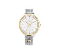 Tommy Hilfiger Iris Reloj de Mujer analógico de Cuarzo con Correa de Acero Inoxidable 1782586, Plata, Talla única, Clásico, Plateado, Taille Unique, Clásico