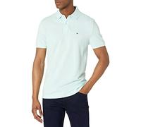 Tommy Hilfiger Ivy Polo Shirt CF Camisa, Jaspeado Verde, X-Small para Hombre