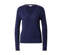 TOMMY HILFIGER Jersey 'Cable' navy / azul oscuro / rojo / blanco XXL navy / azul oscuro / rojo / blanco