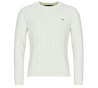 Tommy Hilfiger Classic Cable Crew Neck L Blanco