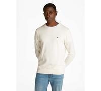 TOMMY HILFIGER Jersey de cuello redondo con bandera bordada. Color Crudo