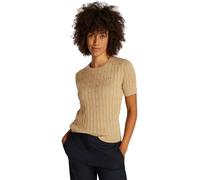 Tommy Hilfiger Jersey de Punto para Mujer, Beige (Safari Canvas), XL