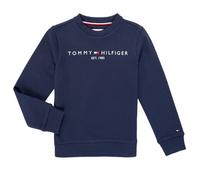 Tommy Hilfiger Sudadera Infantil Unisex Essential Sweatshirt sin Capucha, Azul (Twilight Navy), 4 Años