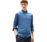 Tommy Hilfiger Jersey Hombre Essential Cotton con Cuello Redondo, Azul (Petrol Blue Heather), S