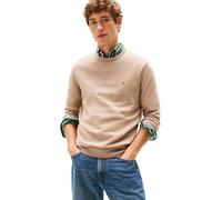 Tommy Hilfiger Jersey Hombre Essential Cotton con Cuello Redondo, Beige (Coastal Taupe), L
