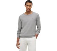 Tommy Hilfiger Jersey Hombre Essential Cotton Crew Neck de algodón, Gris (Medium Grey Heather), XS