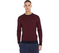 Tommy Hilfiger Jersey Hombre Essential Cotton Crew Neck de algodón, Multicolor (Desert Sky/Dark Magma), 3XL
