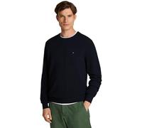 Tommy Hilfiger Jersey Hombre Essential Structure Crew Neck Regular Fit, Azul (Desert Sky), XS