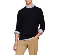 Tommy Hilfiger Jersey Hombre Essential Structure Crew Neck Regular Fit, Azul (Desert Sky), XXL