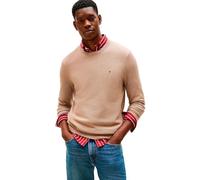Tommy Hilfiger Jersey Hombre Essential Structure Crew Neck Regular Fit, Beige (Coastal Taupe), XS