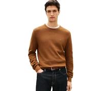 Tommy Hilfiger Jersey Hombre Essential Structure Crew Neck Regular Fit, Beige (Highland Khaki), XL
