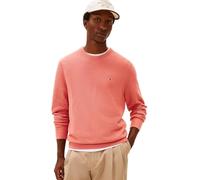 Tommy Hilfiger Essential Structure MW0MW36347 - Jersey de Cuello Redondo para Hombre, Color Rosa, Talla M, Rosa (Camellia Blush), M