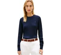 Tommy Hilfiger Jersey Mujer Cable Fine con Punto Trenzado
