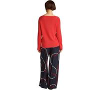 Tommy Hilfiger Jersey Mujer Cardi Fine con Cuello Barco, Rojo (Primary Red), L
