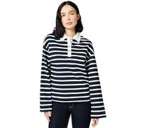 Tommy Hilfiger Jersey Mujer Gold Button Rugby Terry con Cuello francés