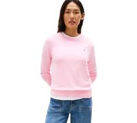 Tommy Hilfiger Jersey Mujer Jersey Fine con Cuello Redondo, Rosa (Classic Pink), XXS