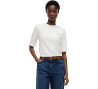 Tommy Hilfiger Jersey Mujer Jersey Manga Corta, Marfil (Ivory Petal), XL